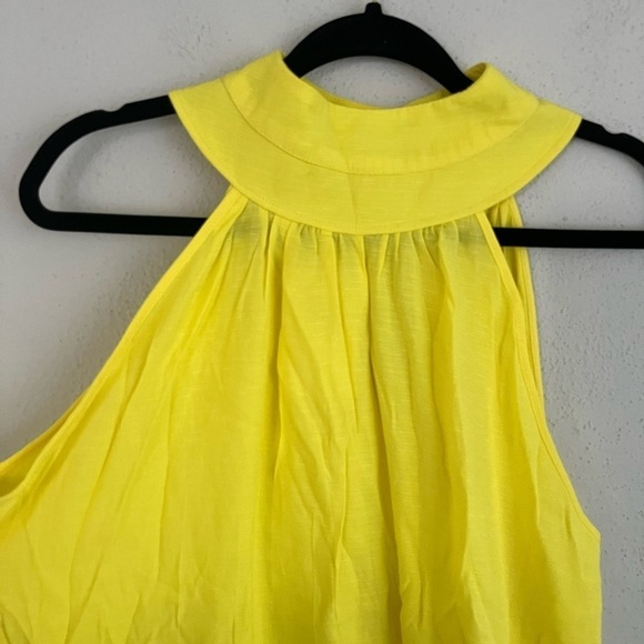SIMPLE Flavor Woman Yellow Hi-Low Halter Dress , Size XXL - Picture 5 of 10